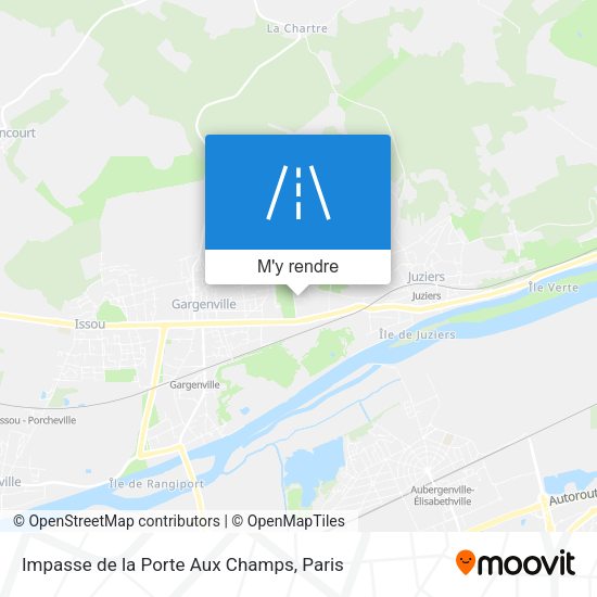 Impasse de la Porte Aux Champs plan