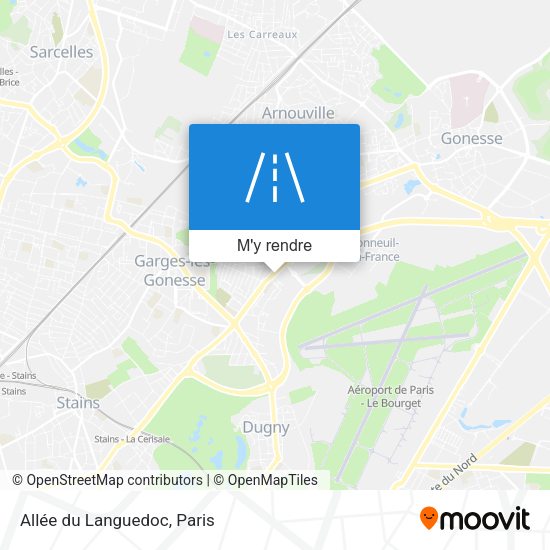 Allée du Languedoc plan