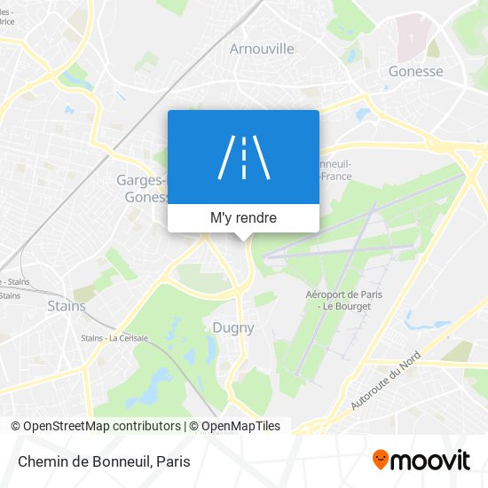 Chemin de Bonneuil plan