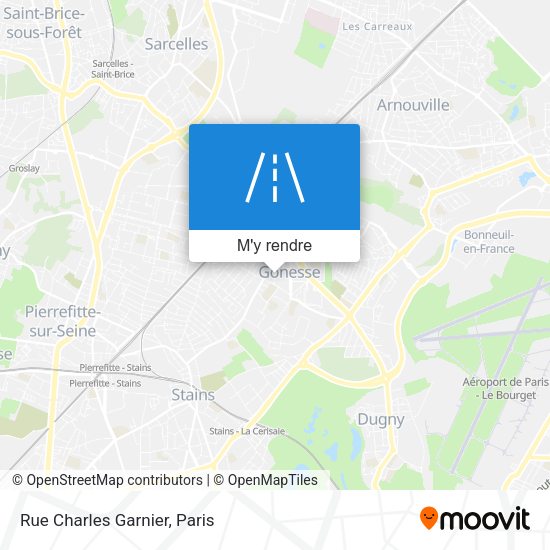 Rue Charles Garnier plan