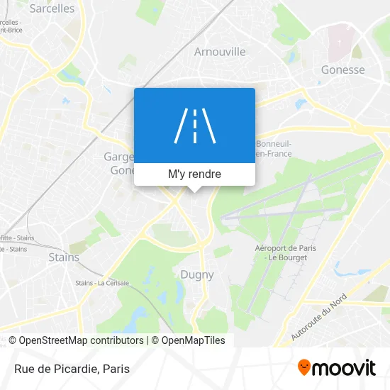 Rue de Picardie plan