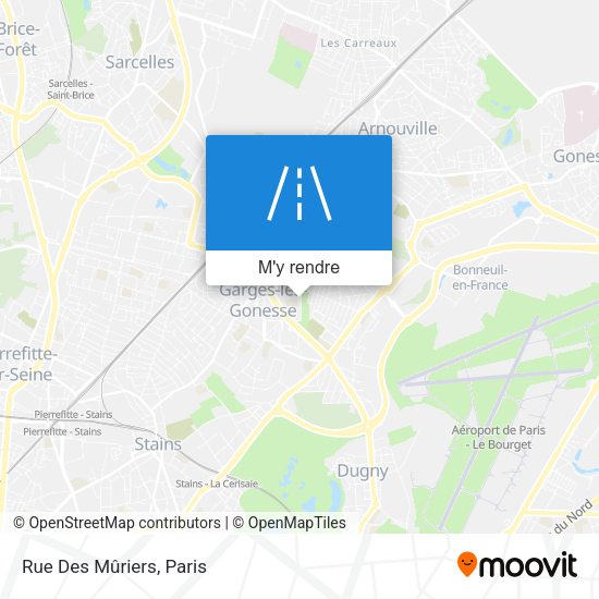 Rue Des Mûriers plan