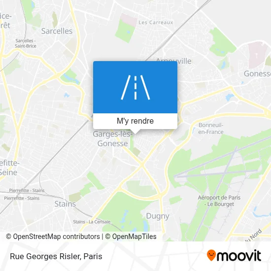 Rue Georges Risler plan