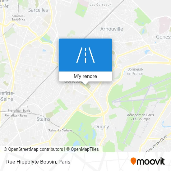 Rue Hippolyte Bossin plan