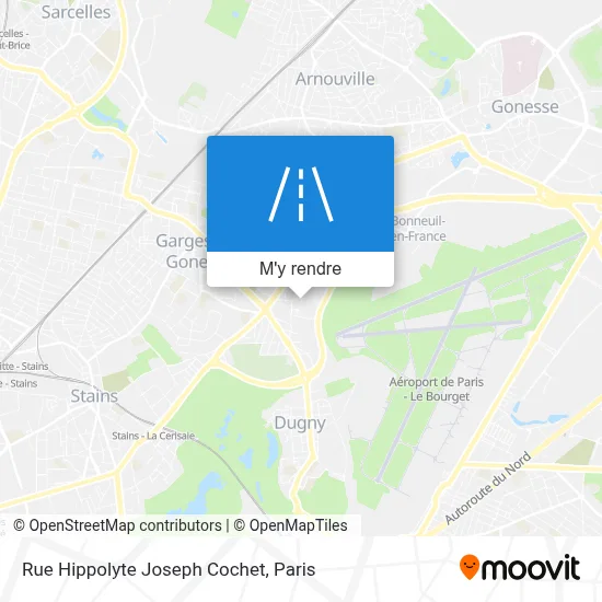 Rue Hippolyte Joseph Cochet plan