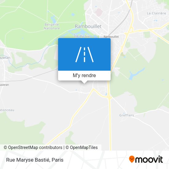 Rue Maryse Bastié plan