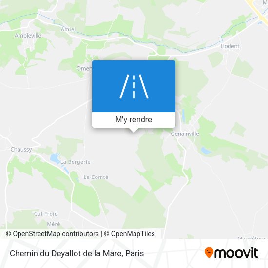 Chemin Du Deyallot De La Mare plan