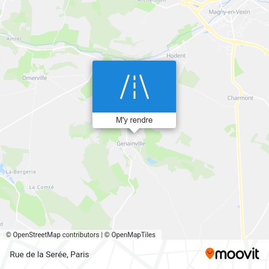 Rue de la Serée plan