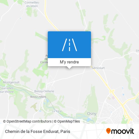 Chemin De La Fosse Enduvat plan