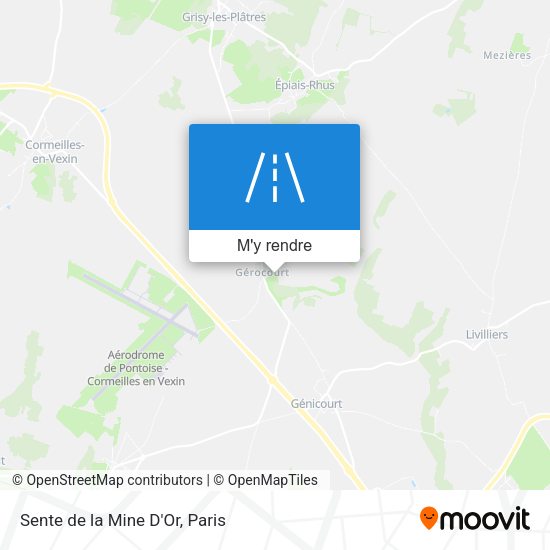 Sente de la Mine D'Or plan