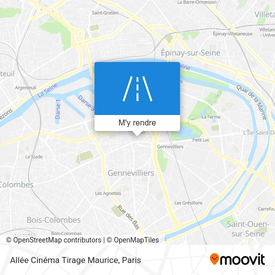 Allée Cinéma Tirage Maurice plan