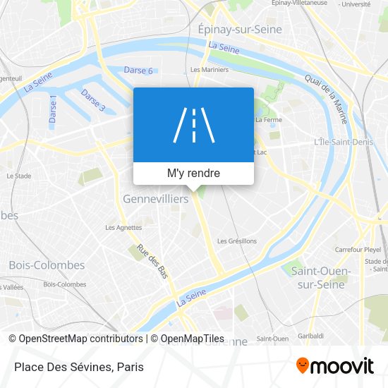 Place Des Sévines plan