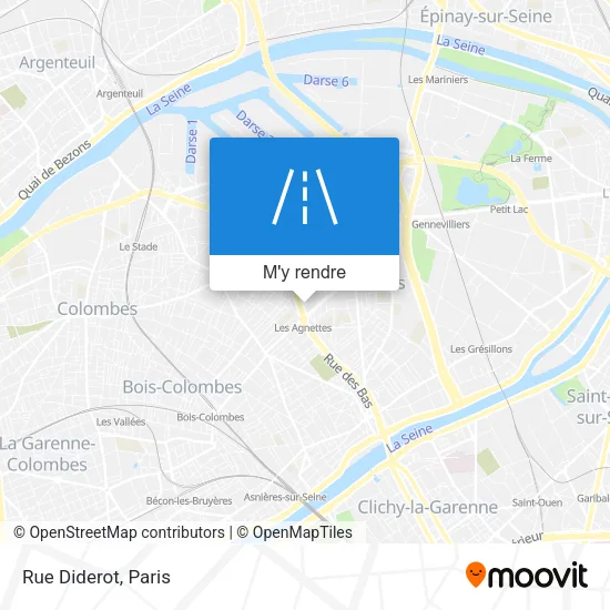 Rue Diderot plan