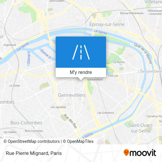 Rue Pierre Mignard plan