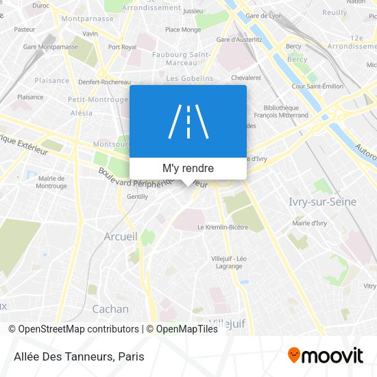Allée Des Tanneurs plan
