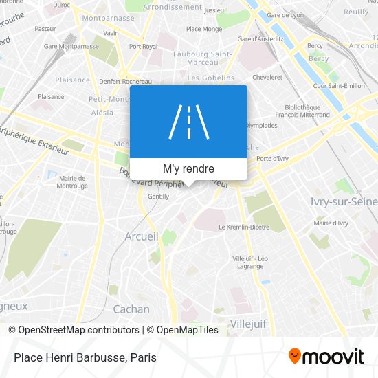 Place Henri Barbusse plan