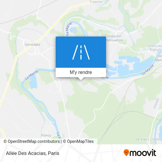 Allée Des Acacias plan