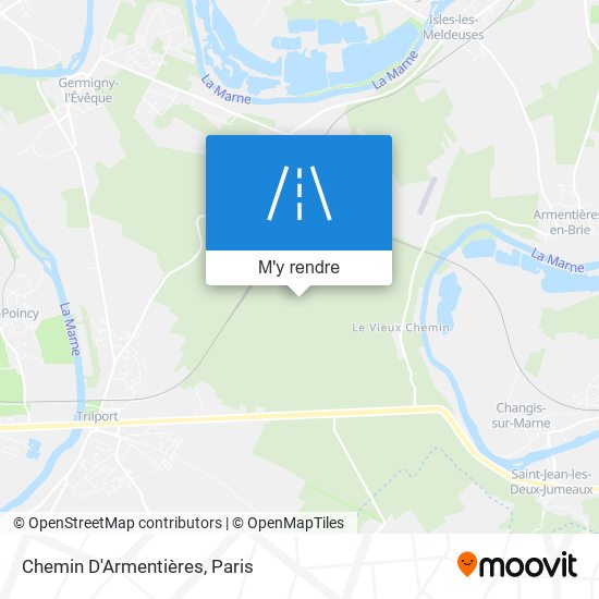 Chemin D'Armentières plan