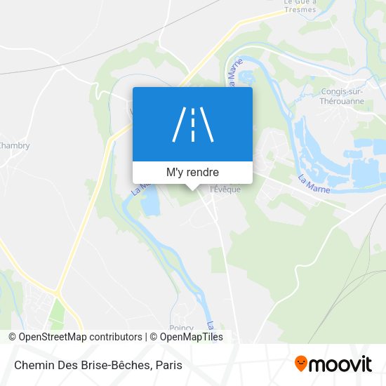 Chemin Des Brise-Bêches plan