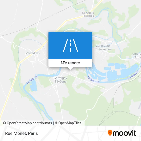 Rue Monet plan