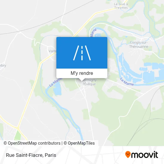 Rue Saint-Fiacre plan