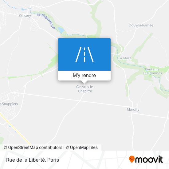 Rue de la Liberté plan