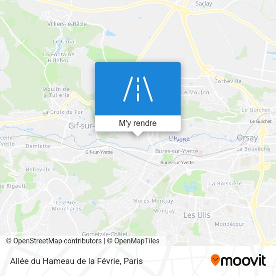 Allée du Hameau de la Févrie plan