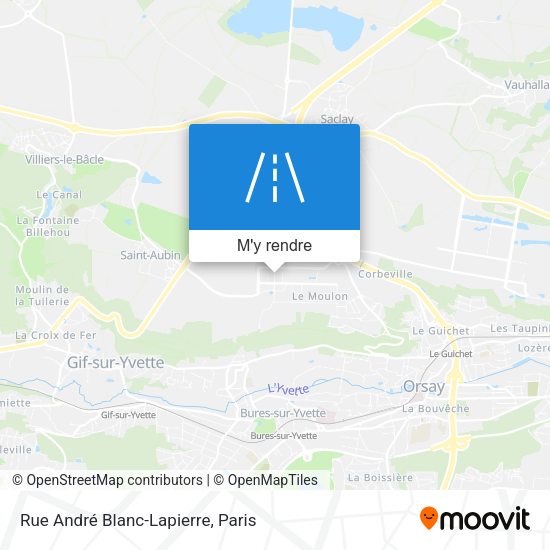 Rue André Blanc-Lapierre plan
