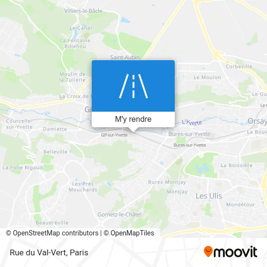 Rue du Val-Vert plan