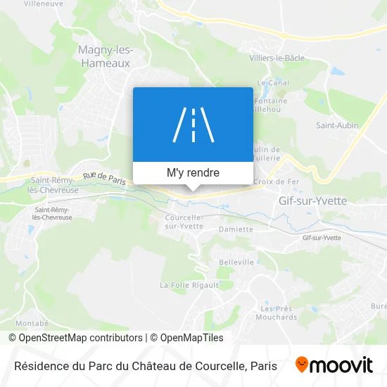 Résidence du Parc du Château de Courcelle plan