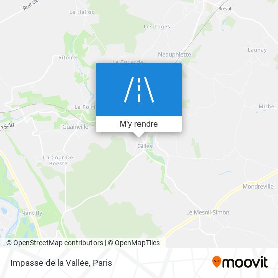 Impasse De La Vallée plan