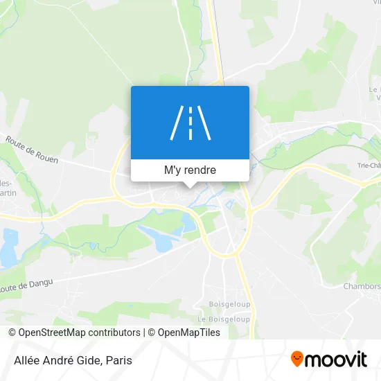 Allée André Gide plan