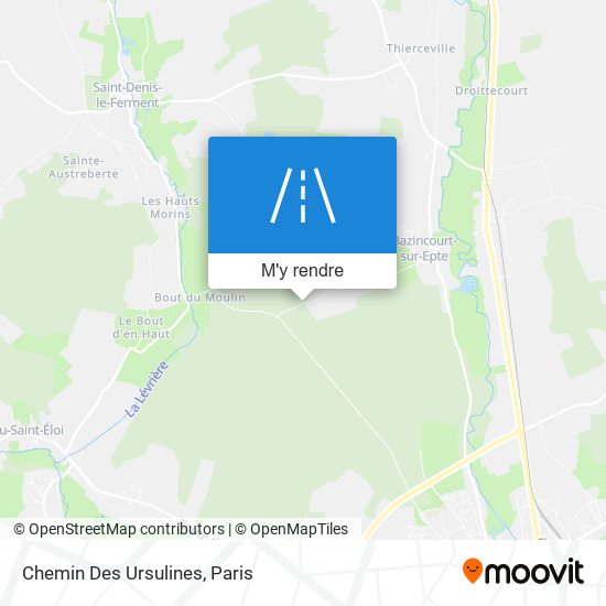 Chemin Des Ursulines plan