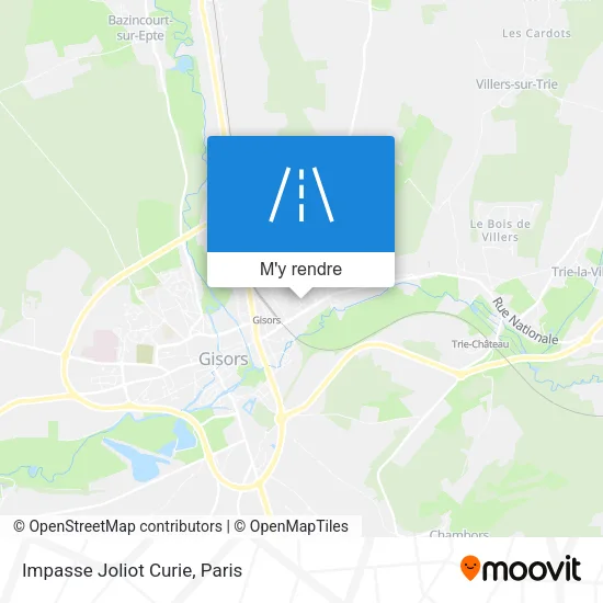 Impasse Joliot Curie plan