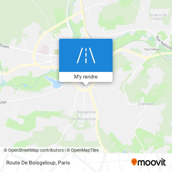 Route De Boisgeloup plan