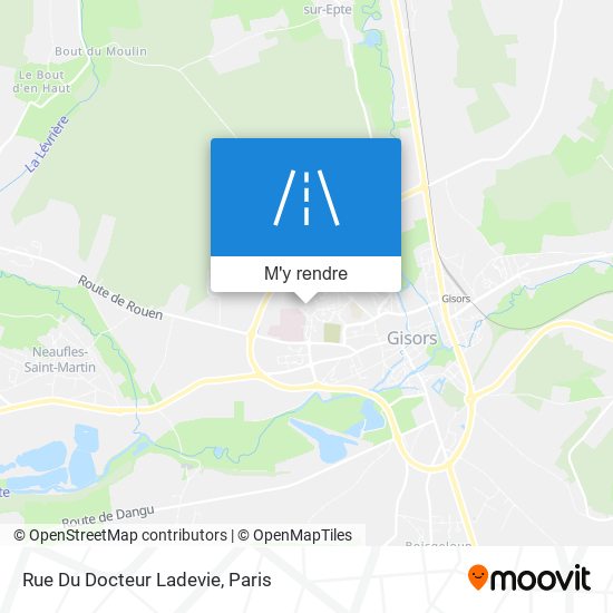 Rue Du Docteur Ladevie plan