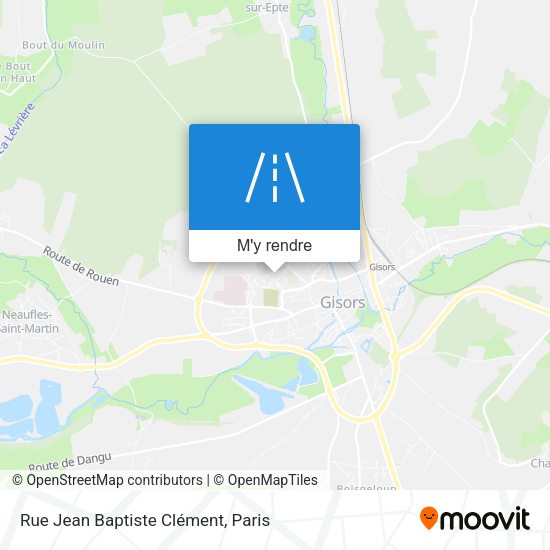 Rue Jean Baptiste Clément plan