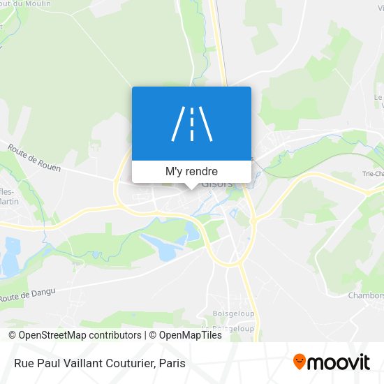Rue Paul Vaillant Couturier plan