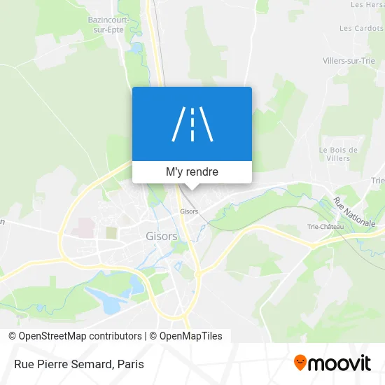 Rue Pierre Semard plan