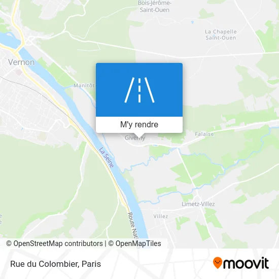 Rue Du Colombier plan