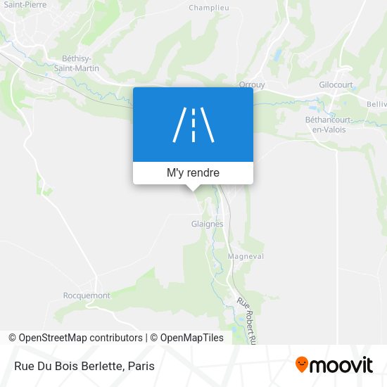 Rue Du Bois Berlette plan