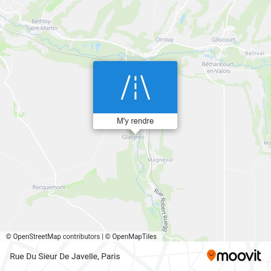 Rue Du Sieur De Javelle plan