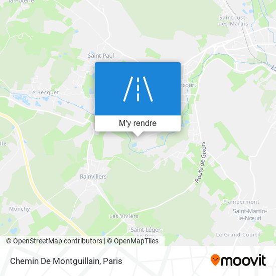 Chemin De Montguillain plan