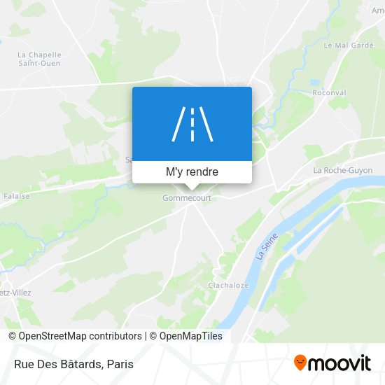 Rue Des Bâtards plan