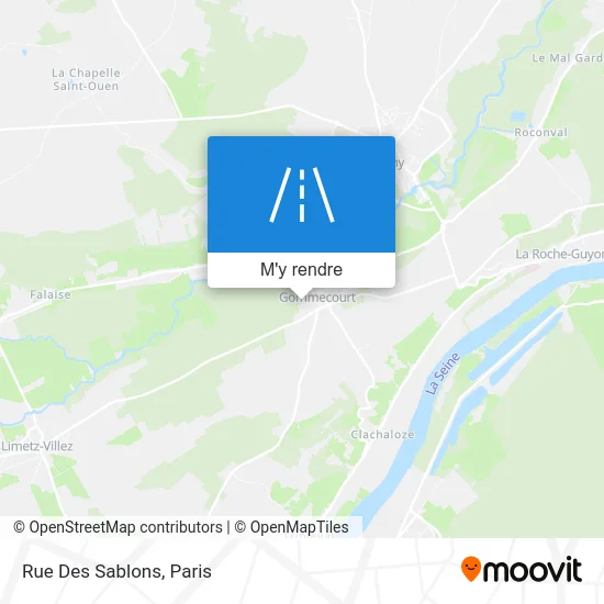 Rue Des Sablons plan