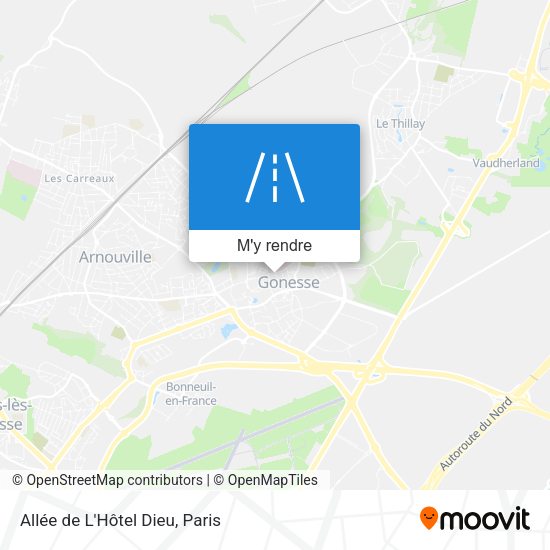 Allée de L'Hôtel Dieu plan