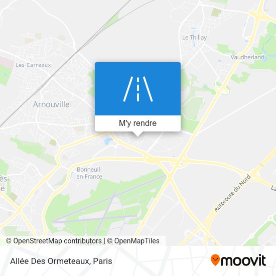 Allée Des Ormeteaux plan