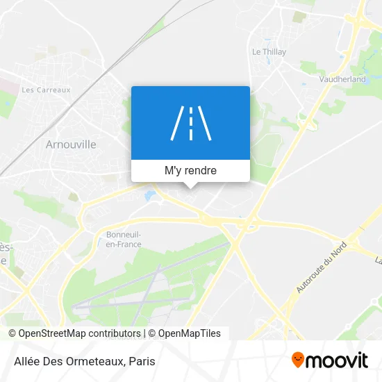 Allée Des Ormeteaux plan