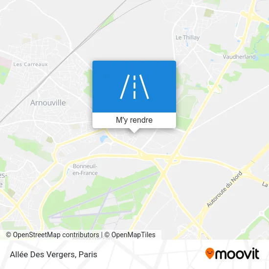 Allée Des Vergers plan
