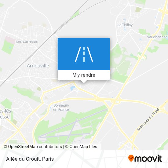 Allée du Croult plan